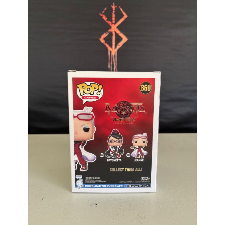 Funko POP! Games: Jeanne (869) Bloody Fate Exclusive, Gamestop Exclusive